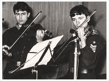 Benjamin Shapiro at the Naval Cadet Engineering College in Saint Petersbury, Russia